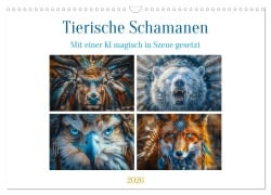 Cover-Bild zum Titel 'Tierische Schamanen (Wandkalender 2026 DIN A3 quer), CALVENDO Monatskalender' von 'Steffen Gierok-Latniak'