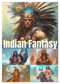 Indian Fantasy (Wandkalender 2024 DIN A2 hoch), CALVENDO Monatskalender - Rose Hurley