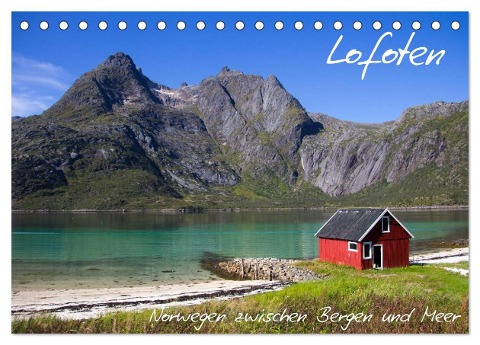 Lofoten - Norwegen zwischen Bergen und Meer (Tischkalender 2025 DIN A5 quer), CALVENDO Monatskalender - Frauke Gimpel