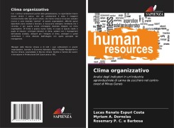Cover-Bild zum Titel 'Clima organizzativo' von 'Lucas Renato Espuri Costa, Myriam A. Dornelas, Rosemary P. C. e Barbosa'
