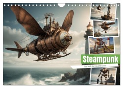 Cover-Bild zum Titel 'Steampunk - Die Welt der Leuchttürme (Wandkalender 2026 DIN A4 quer), CALVENDO Monatskalender' von 'Stanley Hinz'