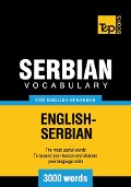 Cover-Bild zum Titel 'Serbian vocabulary for English speakers - 3000 words' von 'Andrey Taranov'