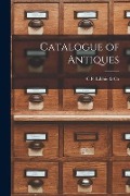 Cover-Bild zum Titel 'Catalogue of Antiques' von ''