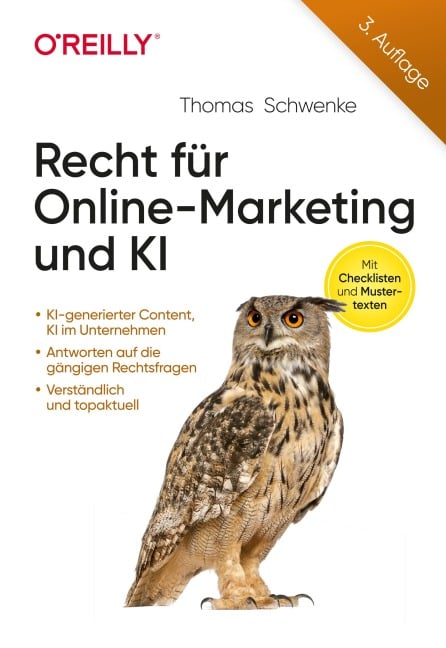 Recht für Online-Marketing und KI - Thomas Schwenke