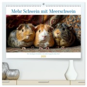Mehr Schwein mit Meerschwein (hochwertiger Premium Wandkalender 2026 DIN A2 quer), Kunstdruck in Hochglanz - Kerstin Waurick