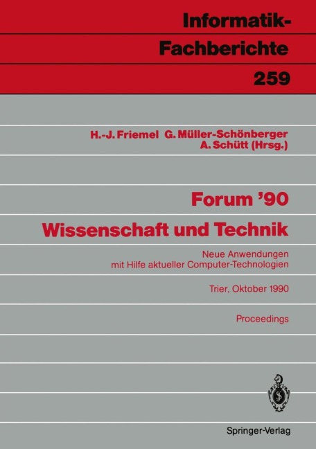 Forum '90 Wissenschaft und Technik - 