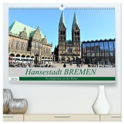 Cover-Bild zum Titel 'Hansestadt Bremen - Ein Stadtstaat an der Weser (hochwertiger Premium Wandkalender 2026 DIN A2 quer), Kunstdruck in Hochglanz' von 'Günther Klünder'