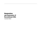 Cover-Bild zum Titel 'Manipulation and Expression of Recombinant DNA' von 'Sue Carson, Dominique Robertson'