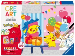 Cover-Bild zum Titel 'CreArt, Malen nach Zahlen Kinder - Multipack: Pokémon' von ''