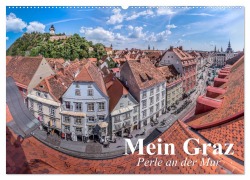 Cover-Bild zum Titel 'Mein Graz. Perle an der Mur (Wandkalender 2026 DIN A2 quer), CALVENDO Monatskalender' von 'Elisabeth Stanzer'