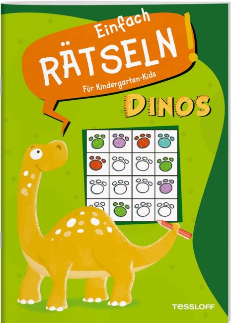 Einfach rätseln! Für Kindergarten-Kids. Dinos - 
