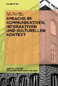Cover-Bild zum Titel 'Sprache im kommunikativen, interaktiven und kulturellen Kontext' von ''