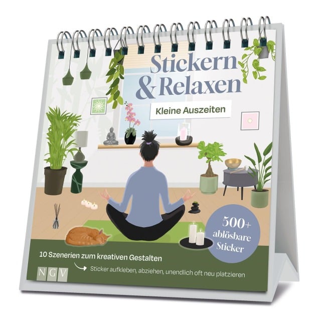 Kleine Auszeiten - Stickern & Relaxen - 