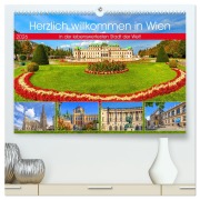 Cover-Bild zum Titel 'Herzlich willkommen in Wien (hochwertiger Premium Wandkalender 2026 DIN A2 quer), Kunstdruck in Hochglanz' von 'Christa Kramer'
