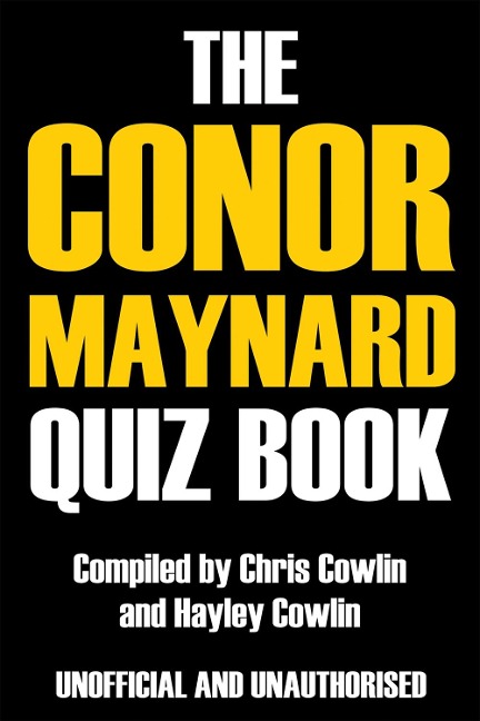 Conor Maynard Quiz Book - Chris Cowlin