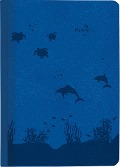 Buchkalender Nature Line Ocean 2025 - Taschen-Kalender A5 - 1 Tag 1 Seite - 416 Seiten - Umwelt-Kalender - mit Hardcover - Alpha Edition - 