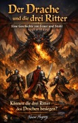 Cover-Bild zum Titel 'Der Drache und die drei Ritter - Eine Geschichte von Feuer und Stahl' von 'Naser Hegazy'