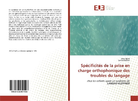 Spécificités de la prise en charge orthophonique des troubles du langage - Afifa Charfi, Samia Meherzi