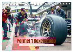 Cover-Bild zum Titel 'Formel 1 Boxenstopp (Tischkalender 2026 DIN A5 quer), CALVENDO Monatskalender' von 'Torsten Irmer'