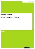 Cover-Bild zum Titel 'China's Economic Growth' von 'Michael Kennedy'
