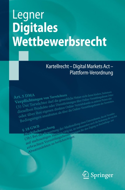 Digitales Wettbewerbsrecht - Sarah Legner