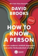 Cover-Bild zum Titel 'How to know a person' von 'David Brooks'