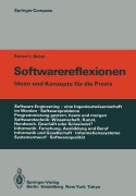 Cover-Bild zum Titel 'Softwarereflexionen' von 'Robert L. Baber'