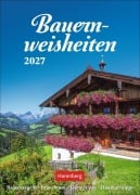 Cover-Bild zum Titel 'Bauernweisheiten Wochenkalender 2027 - Bauernregeln, Brauchtum, Gartentipps, Haushaltstipps' von 'Jochen Dilling'