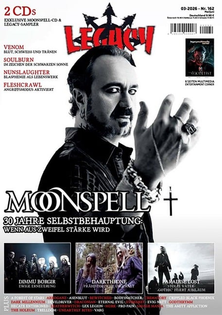 LEGACY MAGAZIN: THE VOICE FROM THE DARKSIDE. Ausgabe #162 (3/2026) - 