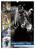 Artenvielfalt Tiere (Wandkalender 2025 DIN A3 hoch), CALVENDO Monatskalender - Karin Sigwarth