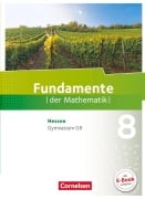 Cover-Bild zum Titel 'Fundamente der Mathematik 8. Schuljahr - Hessen - Schülerbuch' von 'Nina Ankenbrand, Hubert Langlotz, Silke Göttge-Piller, Brigitta Krumm, Christian Wahle'