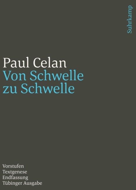 Werke. Tübinger Ausgabe - Paul Celan