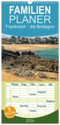 Familienplaner 2026 - Frankreich - die Bretagne mit 5 Spalten (Wandkalender, 21 x 45 cm) CALVENDO - Peter Schickert