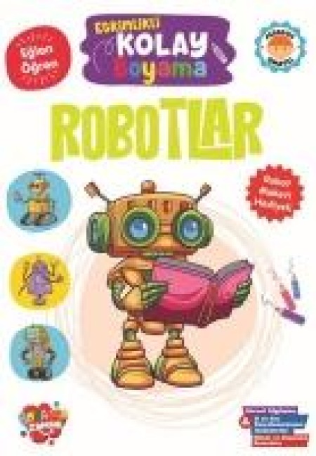 Etkinlikli Kolay Boyama - Robotlar - Abdullah Karaca