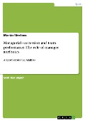 Cover-Bild zum Titel 'Managerial succession and team performance:  The role of manager attributes' von 'Martin Mertens'