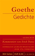 Cover-Bild zum Titel 'Gedichte' von 'Johann Wolfgang von Goethe'
