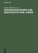 Cover-Bild zum Titel 'Kurzbiographien zur Geschichte der Juden' von ''