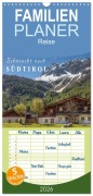 Familienplaner 2026 - Sehnsucht nach Südtirol mit 5 Spalten (Wandkalender, 21 x 45 cm) CALVENDO - Christian Müringer