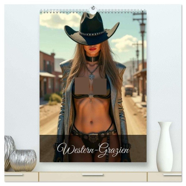 Western-Grazien (hochwertiger Premium Wandkalender 2026 DIN A2 hoch), Kunstdruck in Hochglanz - Ally Bee