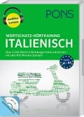 PONS Wortschatz-Hörtraining Italienisch mit Begleitheft und MP3-CD - 