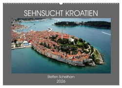 Cover-Bild zum Titel 'SEHNSUCHT KROATIEN (Wandkalender 2026 DIN A2 quer), CALVENDO Monatskalender' von 'Steffen Schellhorn'