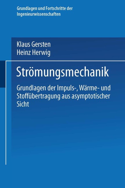 Strömungsmechanik - Heinz Herwig, Klaus Gersten