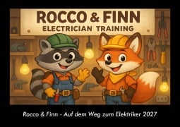 Cover-Bild zum Titel 'Rocco & Finn - Auf dem Weg zum Elektriker 2027 Fotokalender DIN A3' von 'Tobias Schmitt, Kevin Heber'