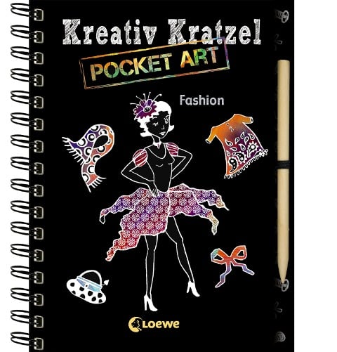 Kreativ-Kratzel Pocket Art: Fashion - 