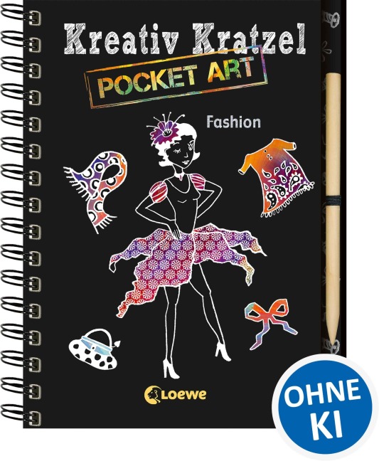 Kreativ-Kratzel Pocket Art: Fashion - 