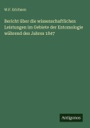 Cover-Bild zum Titel 'Bericht über die wissenschaftlichen Leistungen im Gebiete der Entomologie während des Jahres 1847' von 'W. F. Erichson'
