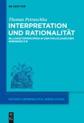 Cover-Bild zum Titel 'Interpretation und Rationalität' von 'Thomas Petraschka'