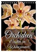 Orchideen - Exoten im Wohnzimmer (Tischkalender 2025 DIN A5 hoch), CALVENDO Monatskalender - Anita Will