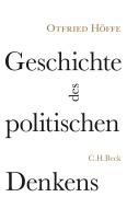Cover-Bild zum Titel 'Geschichte des politischen Denkens' von 'Otfried Höffe'