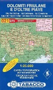 Cover-Bild zum Titel 'Dolomiti di sinistra Piave 1:25.000' von ''